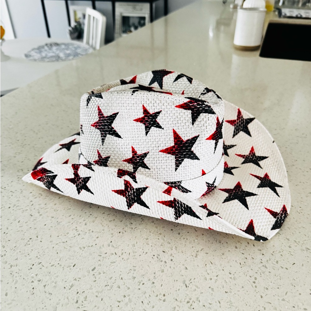 Star-Patterned Cowboy Hat